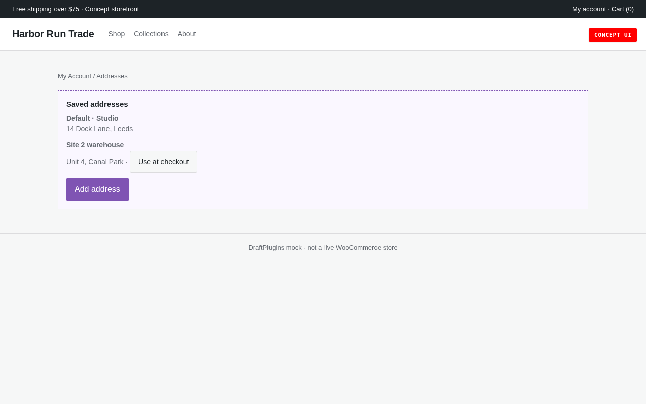 Address Book Plus — concept preview of the proposed WordPress plugin